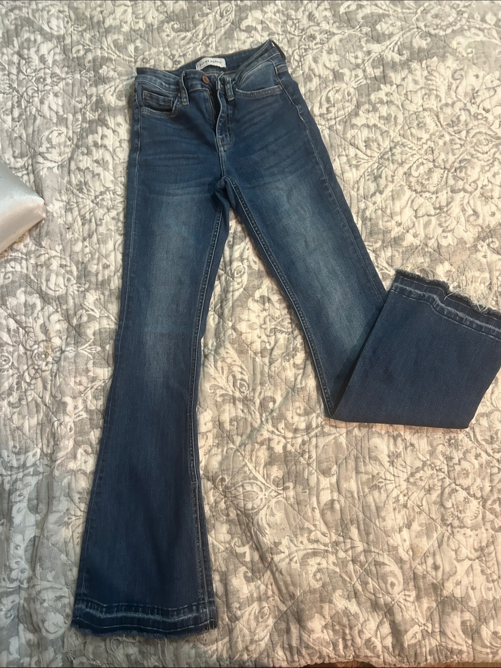 VERVET BY FLYING MONKEY Dark Wash Flare Jeans